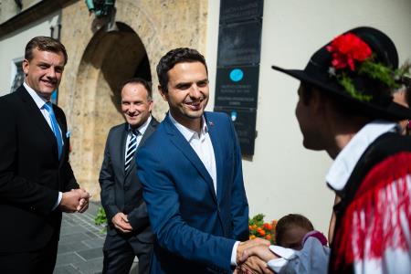 Izjemen obisk zaznamoval 50. Dneve narodnih noš in oblačilne dediščine v Kamniku (Blaž T. Muc)  (29)